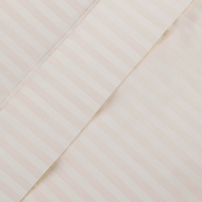 400 Thread Count Stripe Egyptian Cotton Pillowcases Set of 2 - Ivory