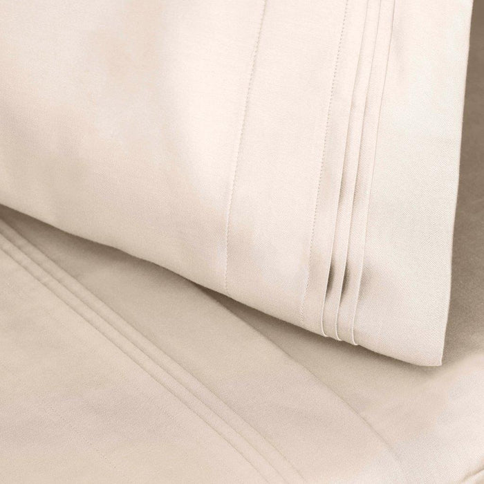 1500 Thread Count Egyptian Cotton Solid  2 Piece Pillowcase Set