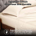 Egyptian Cotton 400 Thread Count Deep Pocket Sheet Set - Ivory