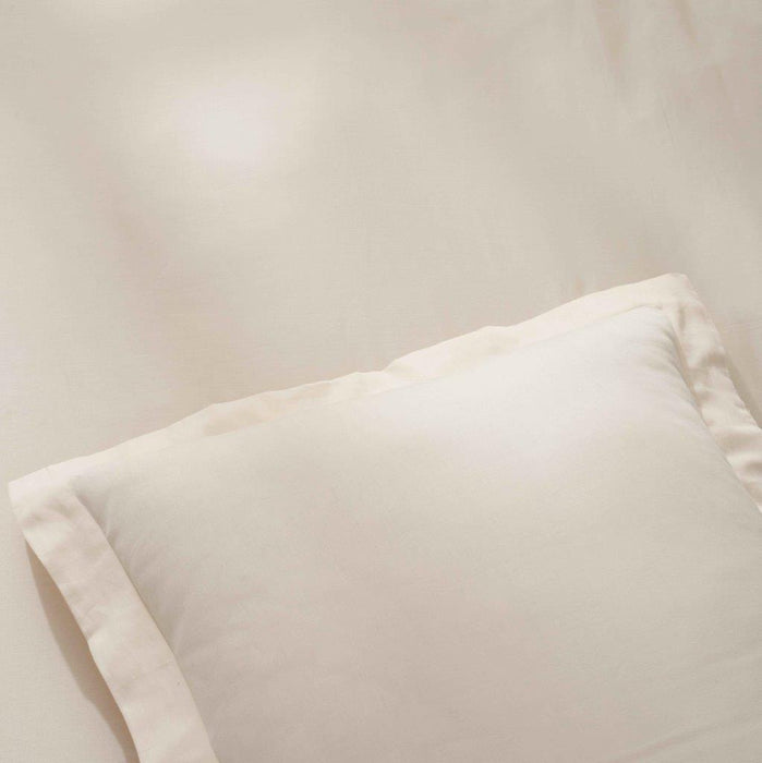 Egyptian Cotton 400 Thread Count Solid Duvet Cover Set - Ivory