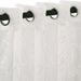 Embroidered Lightweight Sheer Floral Scroll Curtain Panel Set - Ivory