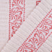 Athens Cotton with Greek Scroll and Floral Pattern 8-Piece Towel Set - Ivory-Coral