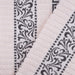 Athens Cotton with Greek Scroll and Floral Pattern 8-Piece Towel Set - Ivory-Gray