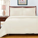 Egyptian Cotton 600 Thread Count Striped Duvet Cover Set - Ivory