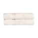 Egyptian Cotton Solid 2 Piece Bath Sheet Towel Set - Ivory