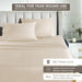 Egyptian Cotton 850 Thread Count Solid Bed Sheet Set - Ivory