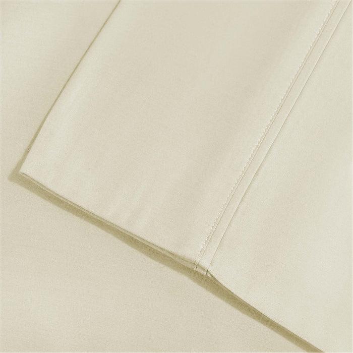 1200 Thread Count Cotton Blend 2 Piece Solid Pillowcase Set - Ivory