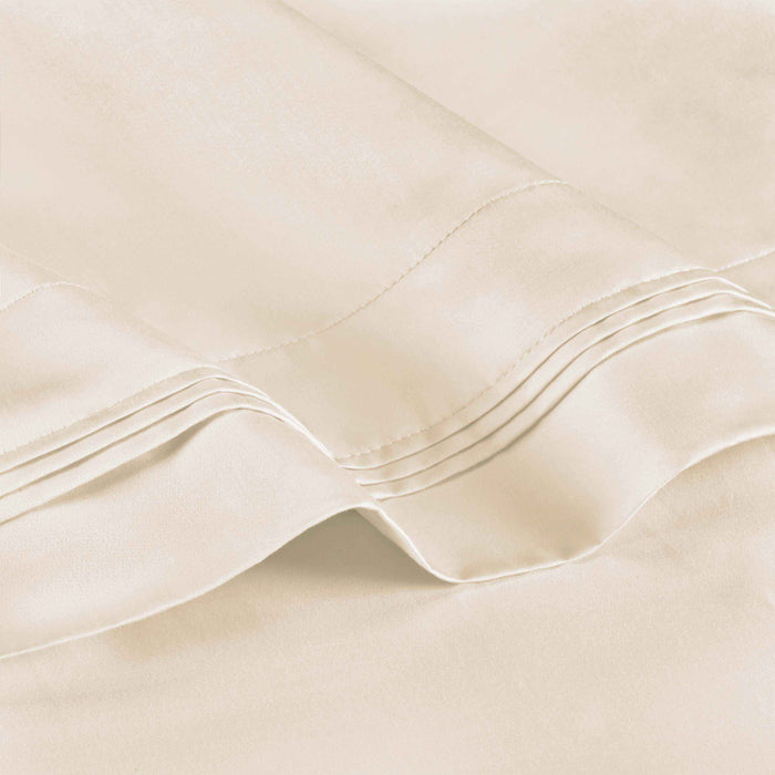 650 Thread Count Egyptian Cotton Solid Pillowcase Set - Ivory