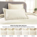 Basket Weave Matelasse Cotton Bedspread Set - Ivory