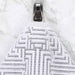 Cotton Modern Geometric Jacquard Plush Absorbent 6 Piece Towel Set - Charcoal