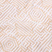 Cotton Modern Geometric Jacquard Plush Absorbent 8 Piece Towel Set - Gold