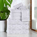 Cotton Modern Geometric Jacquard Plush Absorbent 9 Piece Towel Set - Platinum