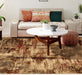 Kahuna Abstract Striped Indoor Area Rug - Camel