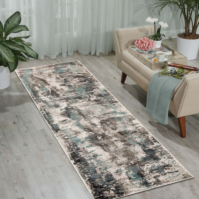 Kahuna Abstract Striped Indoor Area Rug - Rivulet