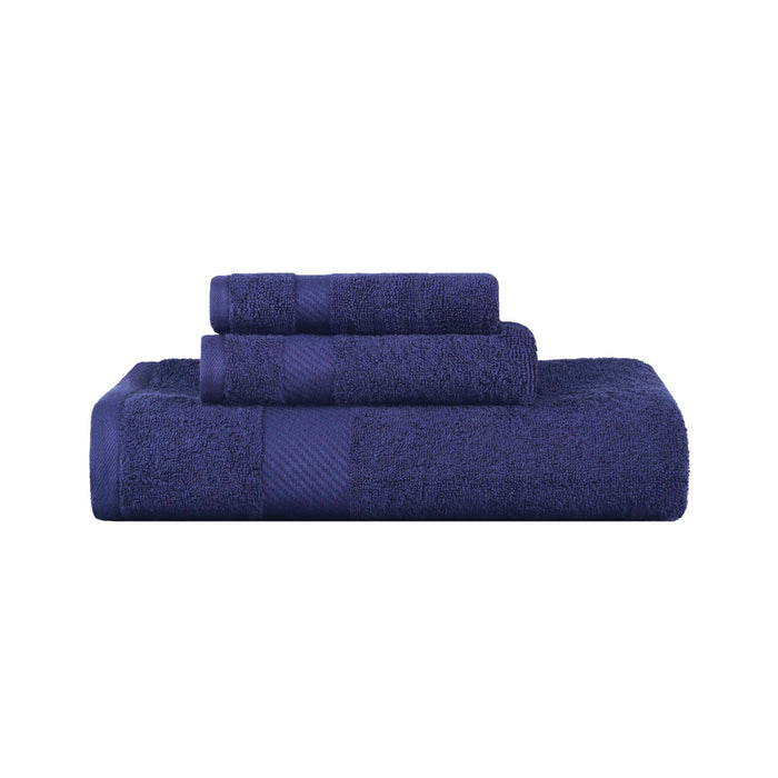 Kendell Egyptian Cotton Quick Drying 3 Piece Towel Set