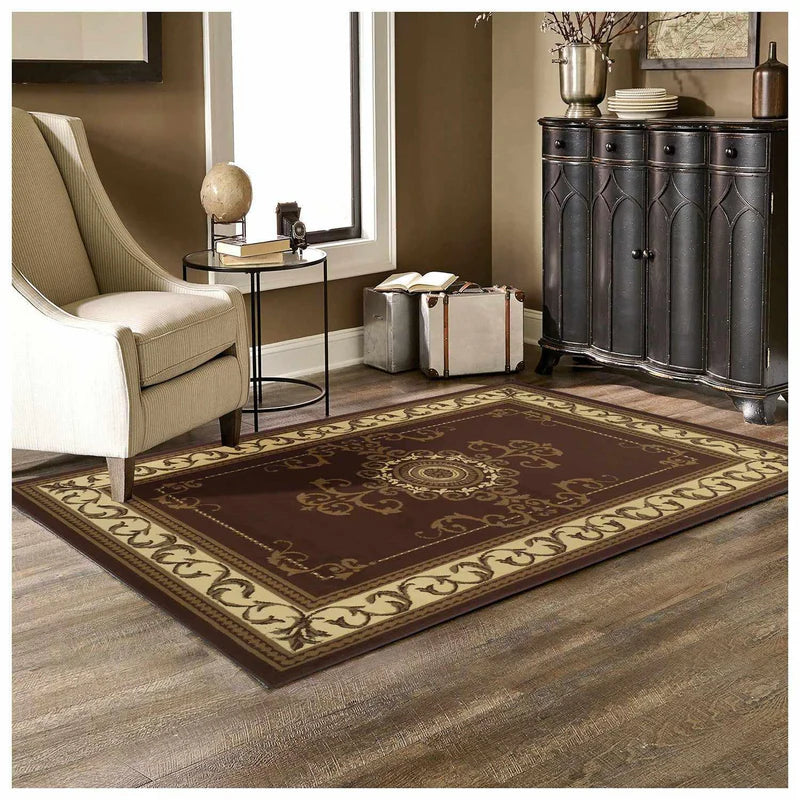 Kensington Traditional Medallion Indoor Area Rug Or Runner Rug - Blue Nile Mills