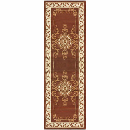 Kensington Traditional Medallion Indoor Area Rug Or Runner Rug - Blue Nile Mills