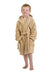 Cotton Terry Bath Robe Unisex Kids Hooded Bathrobe  - Taupe