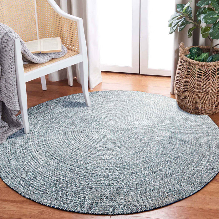 Reversible Braided Area Rug Two Tone Indoor Outdoor Rugs