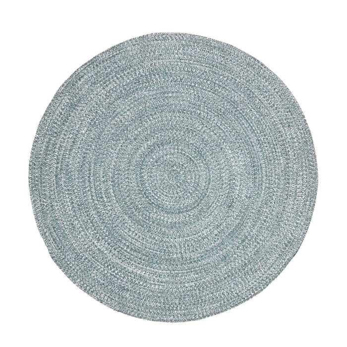 Reversible Braided Area Rug Two Tone Indoor Outdoor Rugs