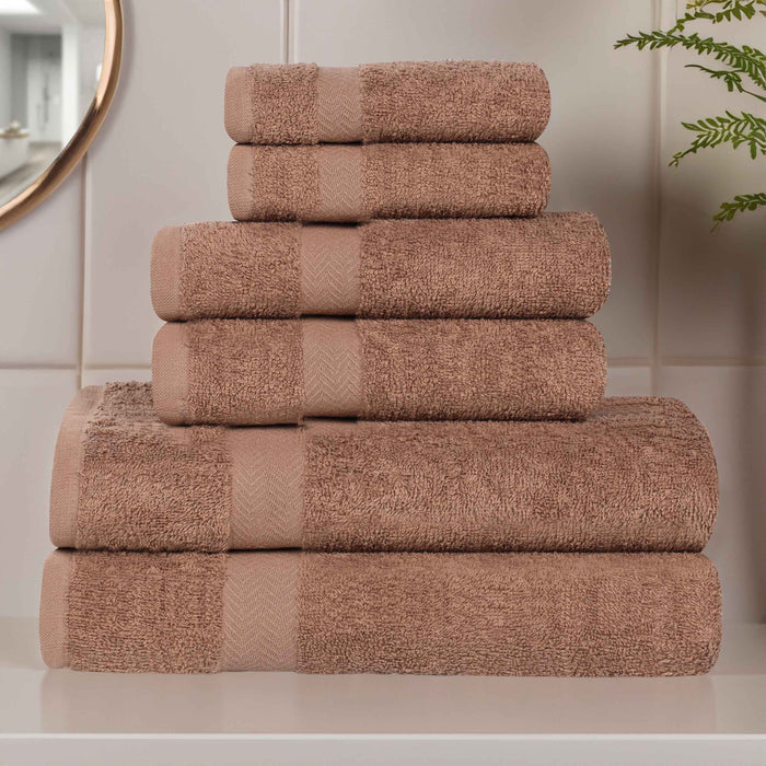 Frankly Eco Friendly Cotton 6 Piece Towel Set