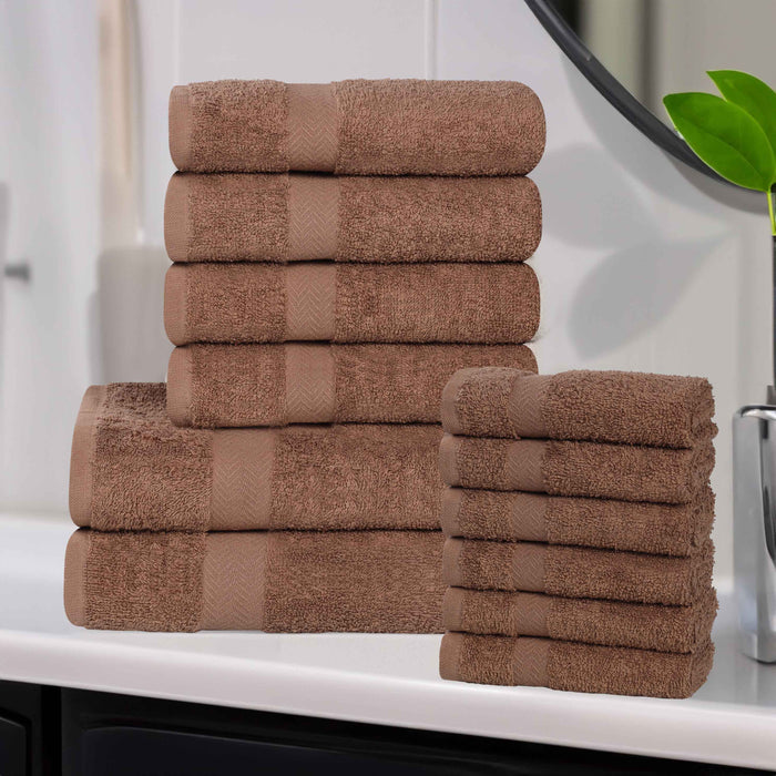 Franklin Cotton Eco Friendly 12 Piece Towel Set