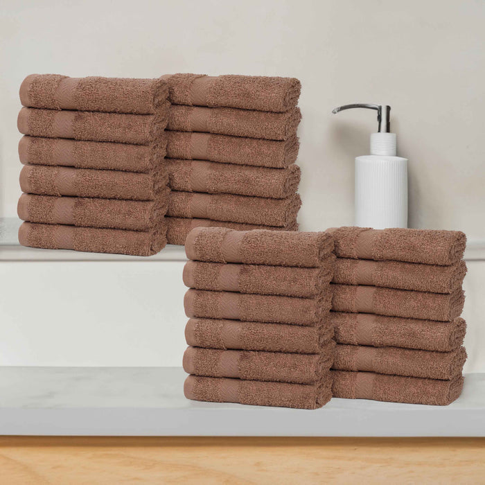 Franklin Cotton Eco Friendly 24 Piece Face Towel Set