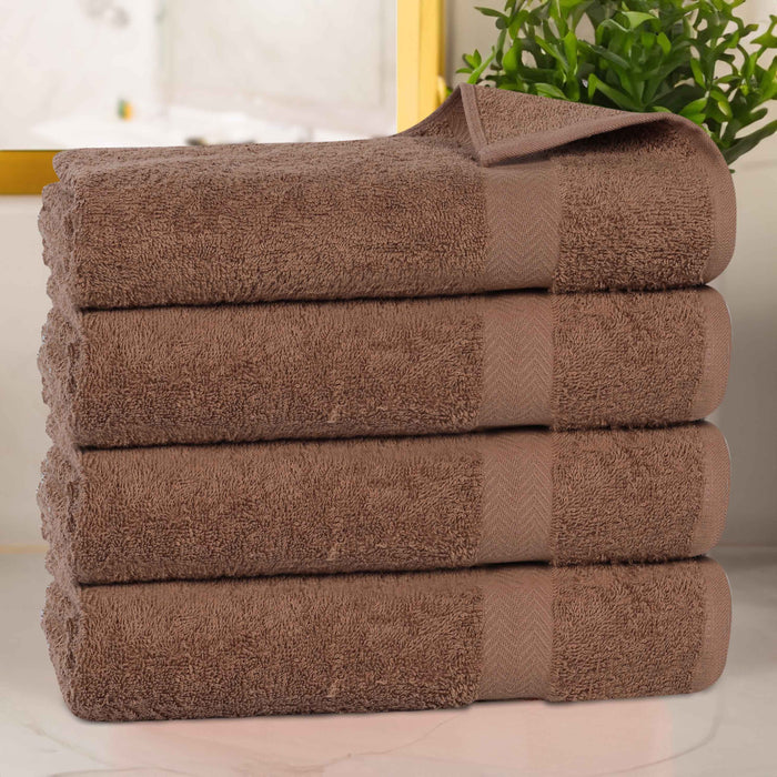 Franklin Cotton Eco Friendly 4 Piece Bath Towel Set