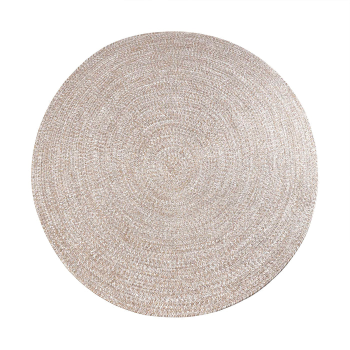 Reversible Braided Area Rug Two Tone Indoor Outdoor Rugs