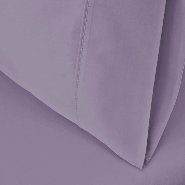 Egyptian Cotton 530 Thread Count Solid Pillowcase Set of 2 - Lavender