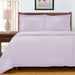 Egyptian Cotton 600 Thread Count Striped Duvet Cover Set - Lavender