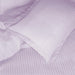 Egyptian Cotton 600 Thread Count Striped Duvet Cover Set - Lavender