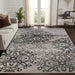 Leigh Traditional Floral Scroll Indoor Area Rugs or Runner Rug - Oatmeal