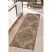 Maeve Traditional Distressed Medallion Indoor Area Rug or Runner - Ivory-Gray