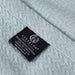 Nobel Cotton Textured Chevron Lightweight Woven Blanket - Light Blue