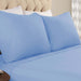 Cotton Flannel Solid 2 Piece Pillowcase Set - LightBlue