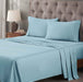 Egyptian Cotton 400 Thread Count Solid Deep Pocket Sheet Set - LightBlue