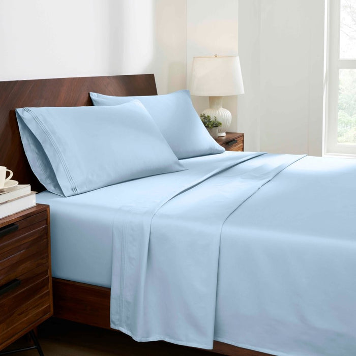 1000 Thread Count Egyptian Cotton Bed Sheet Set Olympic Queen