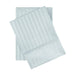 Egyptian Cotton 600 Thread Count 2 Piece Striped Pillowcase Set - Light Blue