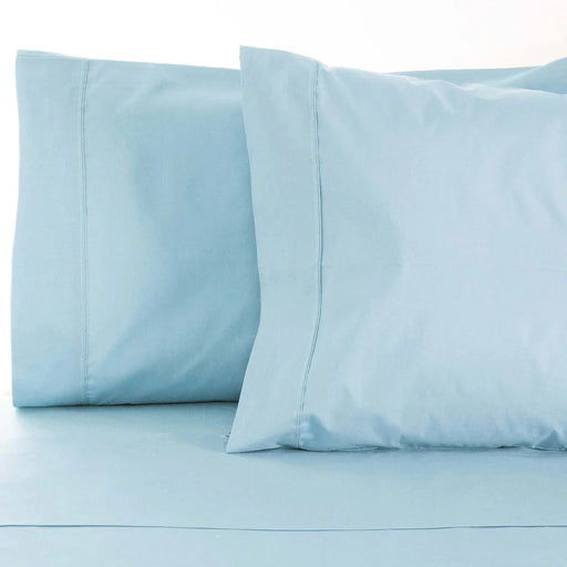 Egyptian Cotton 530 Thread Count Solid Pillowcase Set of 2 - LightBlue