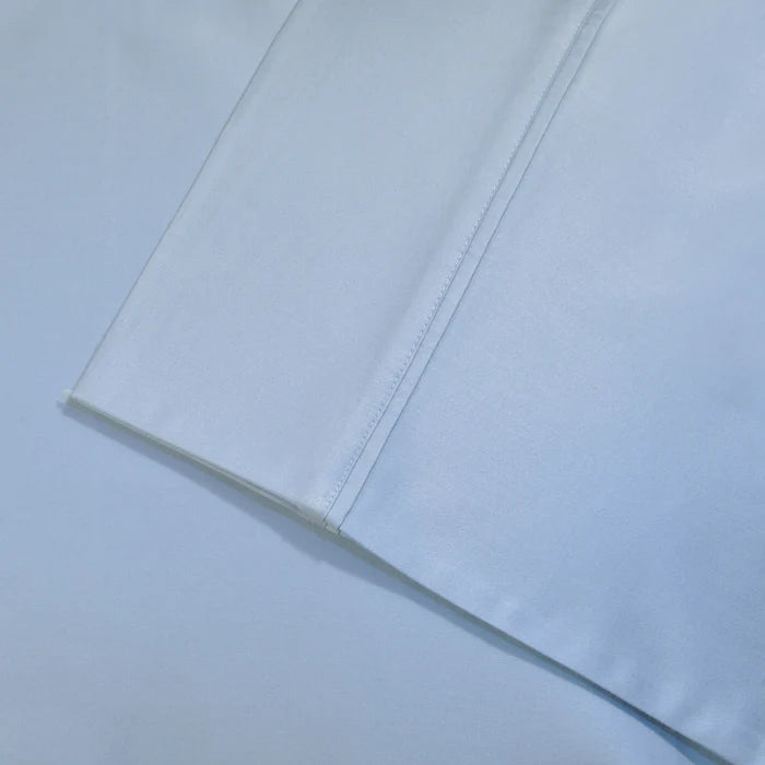 700 Thread Count Egyptian Cotton Pillowcase Set - Light Blue