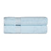 Egyptian Cotton Solid 2 Piece Bath Sheet Towel Set - LightBlue