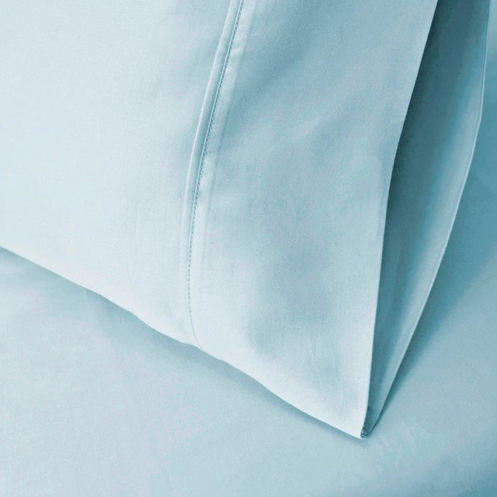 Egyptian Cotton 530 Thread Count Solid Pillowcase Set of 2 - LightBlue