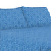 Cotton Flannel Trellis Deep Pocket Sheet Set - LightBlue
