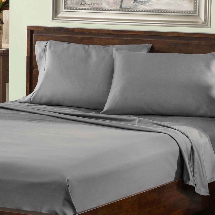 Solid 800-Thread Count Cotton Blend Deep Pocket Sheet Set