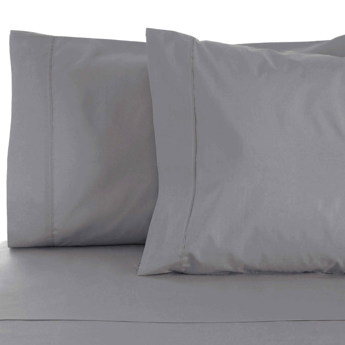 Solid 800-Thread Count Cotton Blend Pillowcases, Set of 2