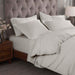 Egyptian Cotton 300 Thread Count Solid Duvet Cover Set - LightGray