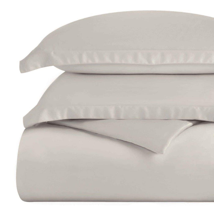 Egyptian Cotton 300 Thread Count Solid Duvet Cover Set