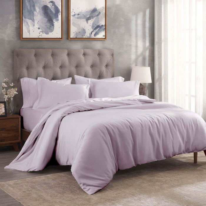 Egyptian Cotton 300 Thread Count Solid Duvet Cover Set