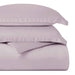 Egyptian Cotton 400 Thread Count Solid Duvet Cover Set - Lilac